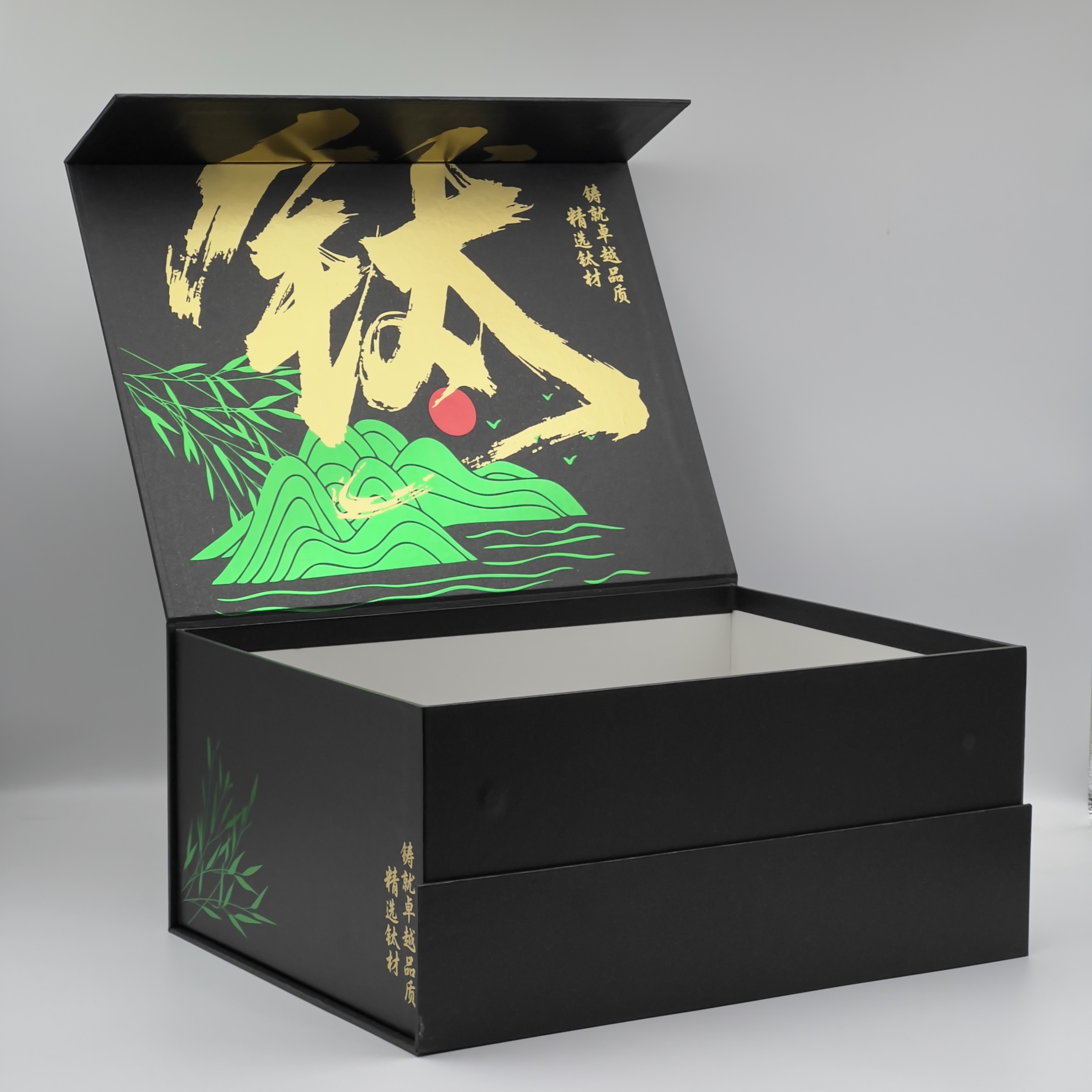 Titanium cup book-style gift box