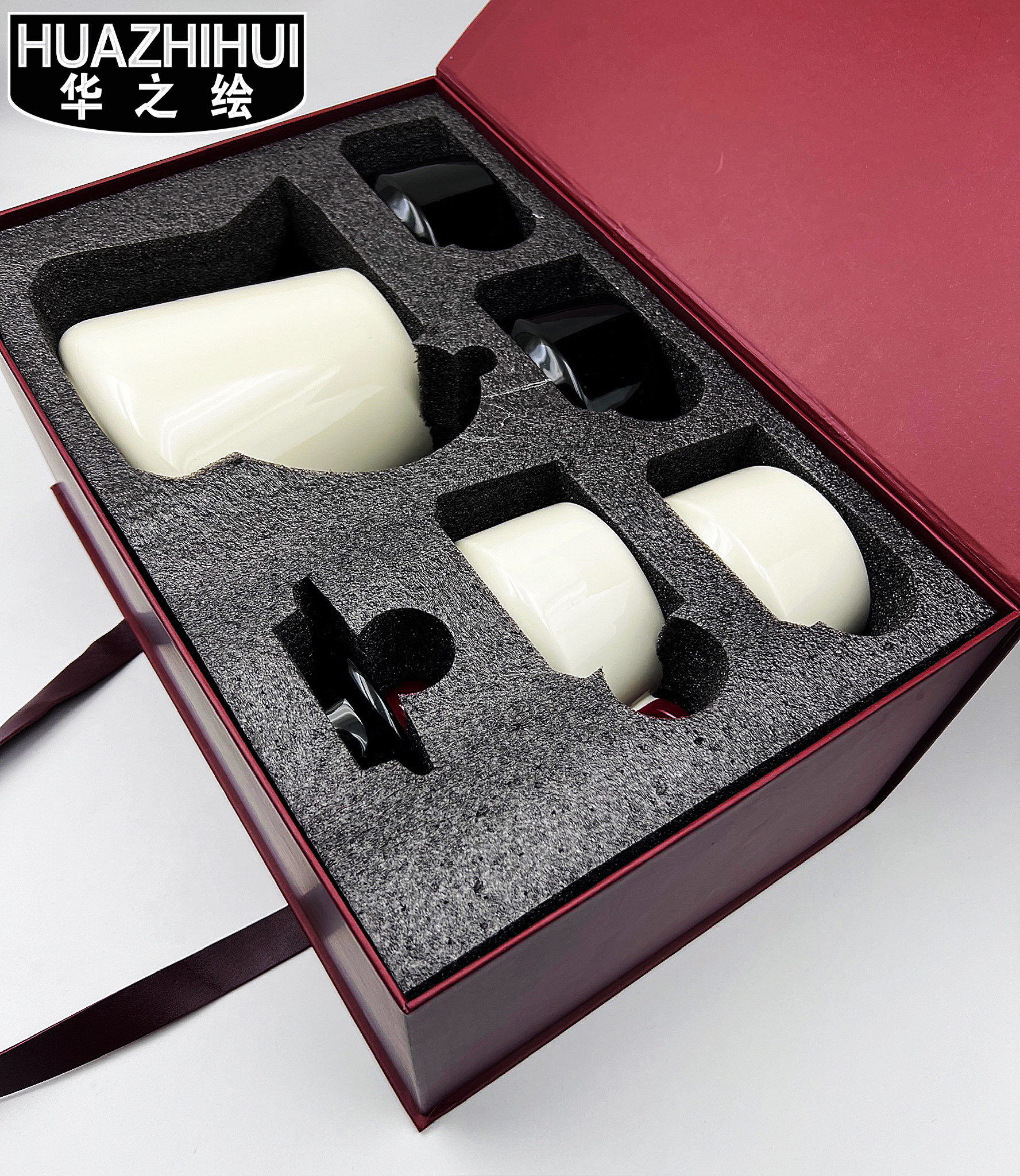 Tea Set Book-shaped Box