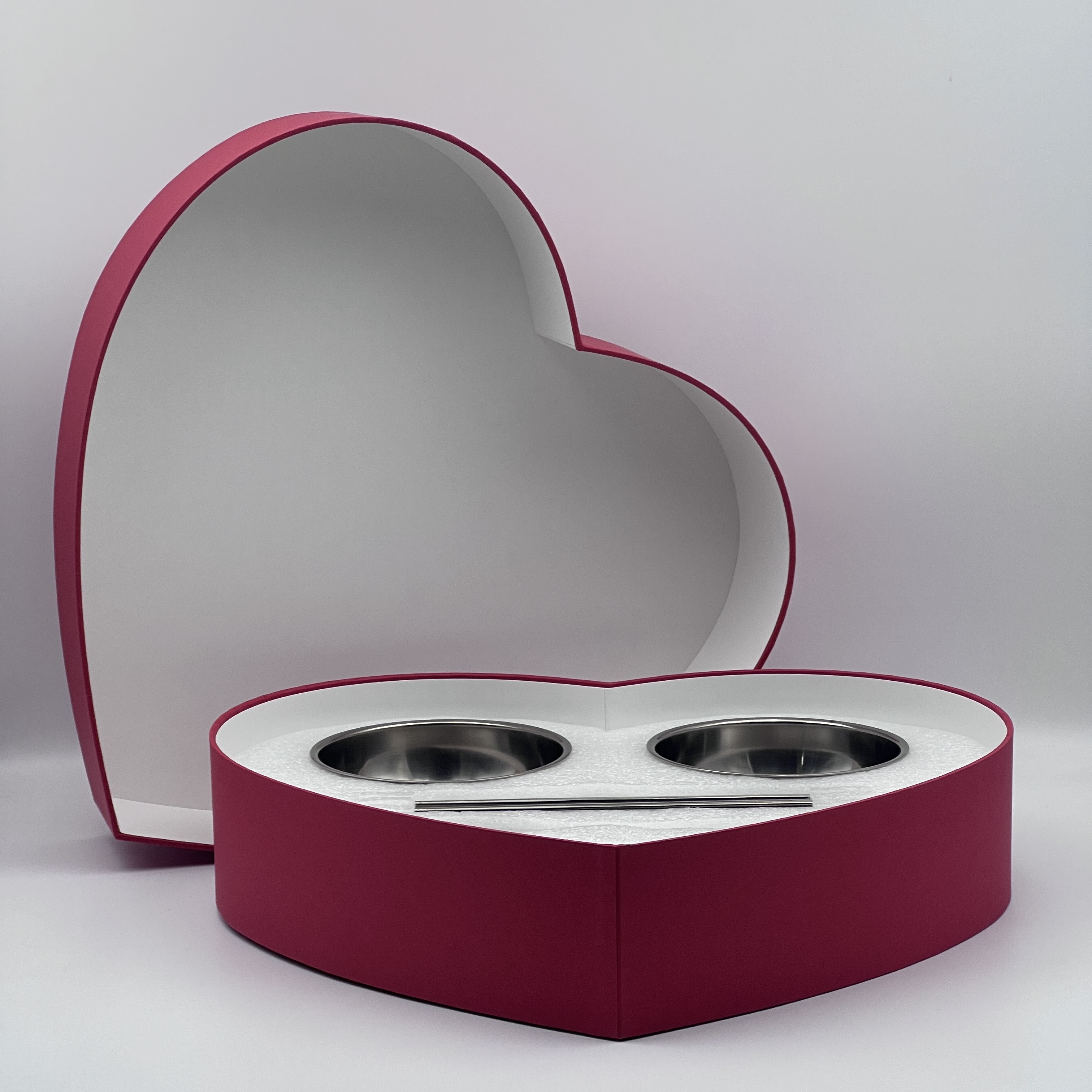 Heart-shaped gift box