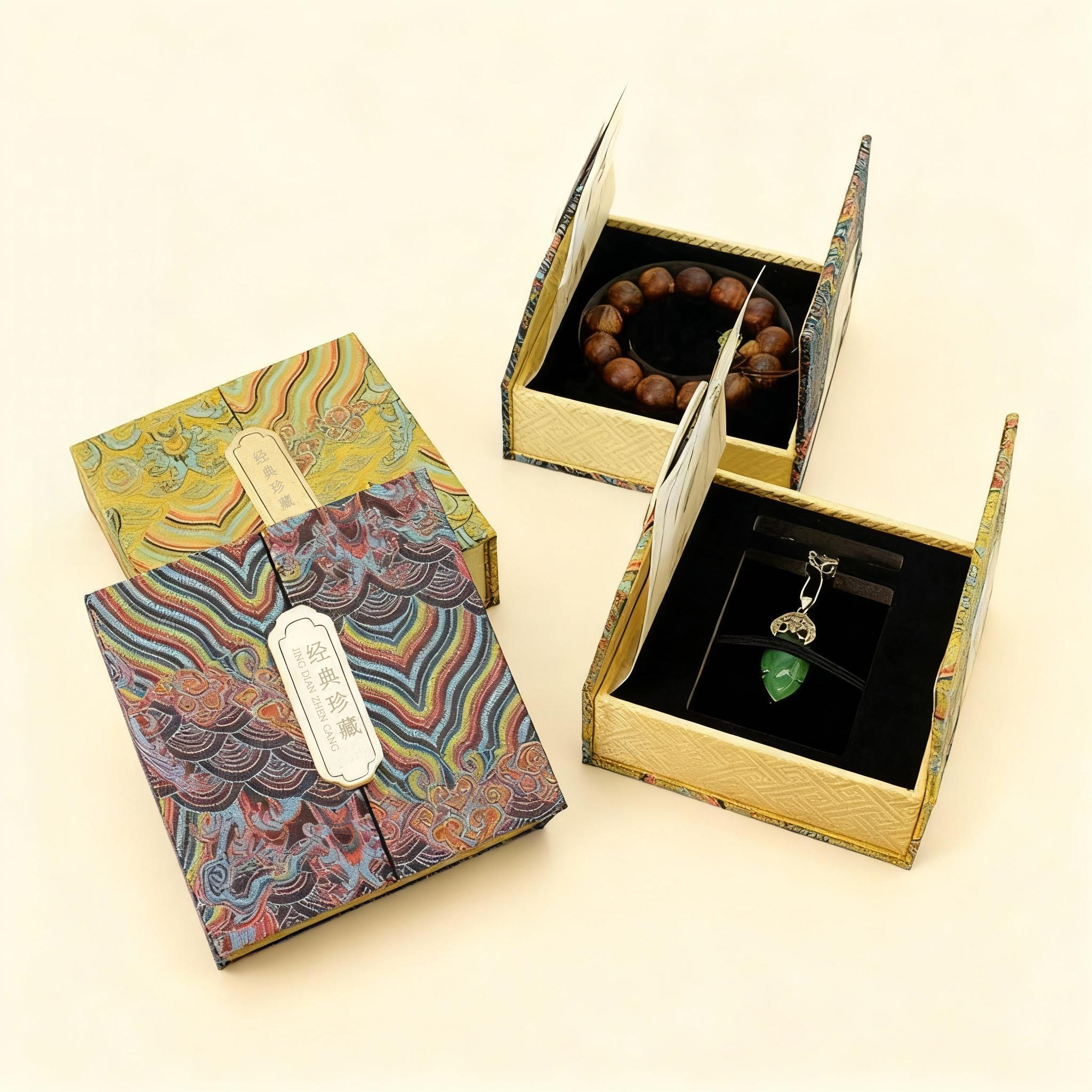 Jewelry double-door gift box